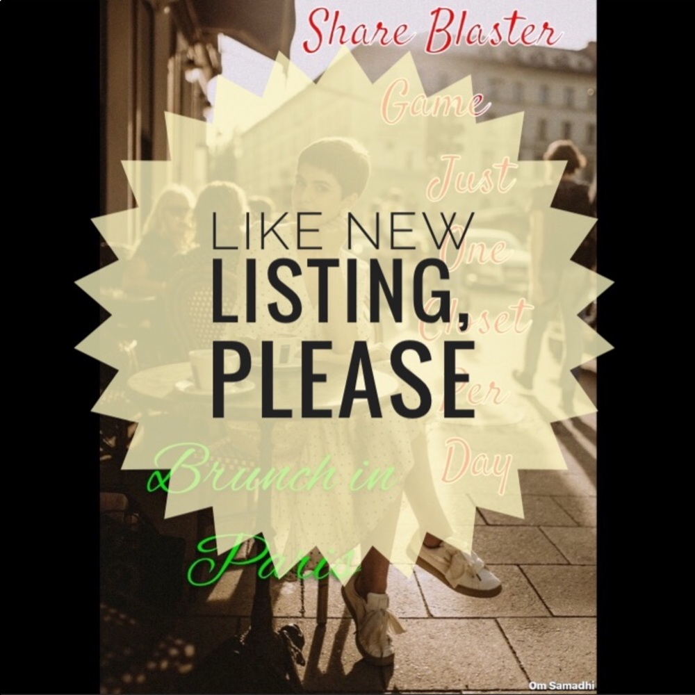 Unlike this Listing, please.